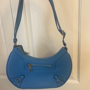 Blue shoulder bag
